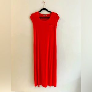 GAP Orange Maxi Dress Size XS